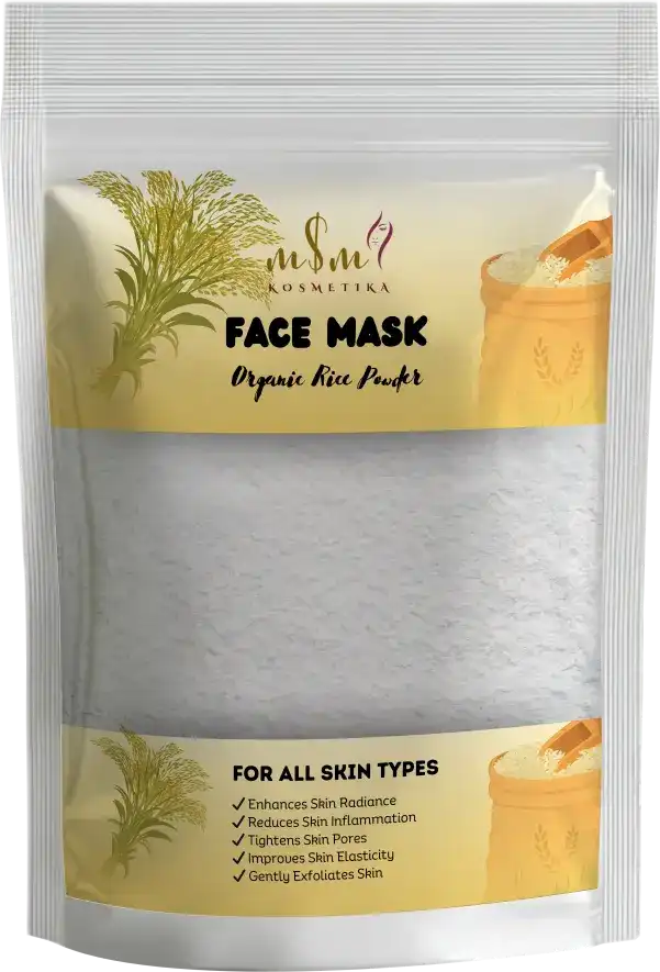 MSM Kosmetika Rice Face Mask Powder for Deep Cleansing – organic skincare Pakistan