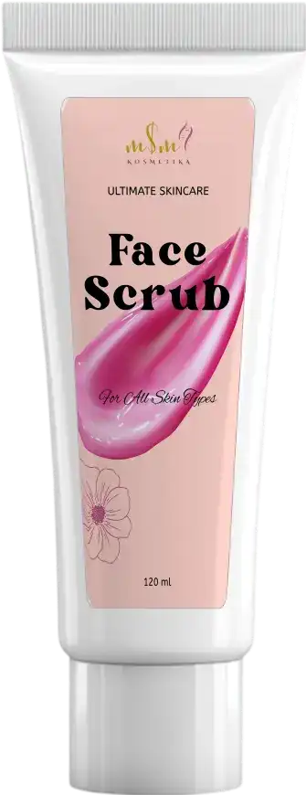Best facial scrub in Pakistan for deep skin exfoliation – MSM Kosmetika natural skincare product