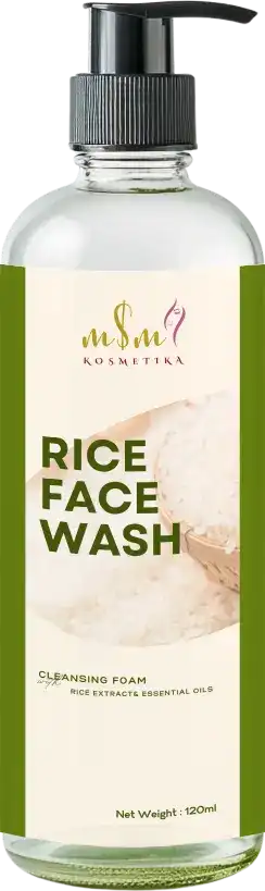 MSM Kosmetika Rice Face Wash – best face wash for acne in Pakistan